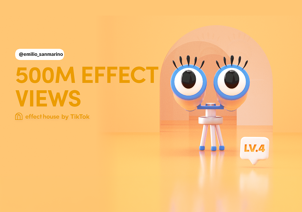 500M effect views – effecthouse by TikTok